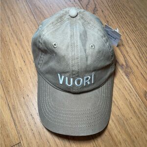 Vuori Ball Cap in Camel Unisex One Size NWT